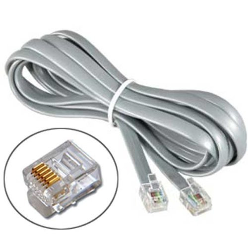RJ12 6 lı Santral Telefon Kablosu 1 metre
