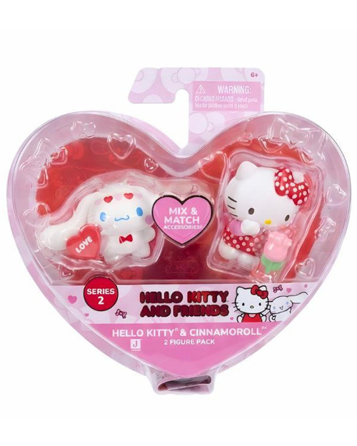 Hello Kitty Ve Arkadaşları Hello Kitty İle Cinnamoroll 2 li Figür Paketi