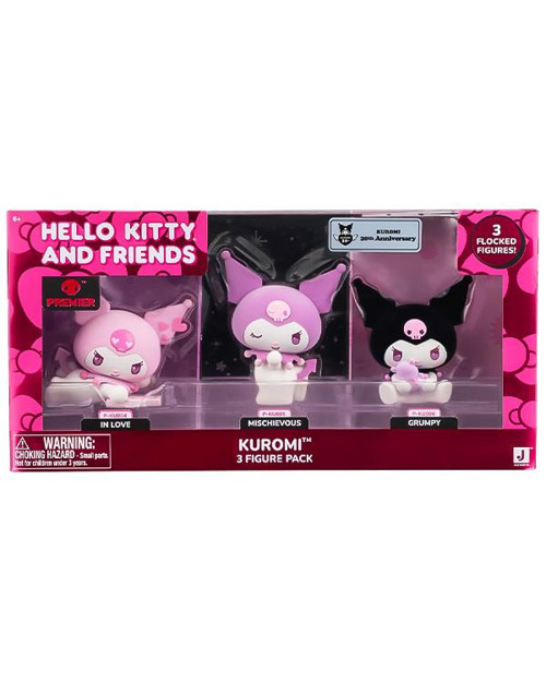 Hello Kitty Ve Arkadaşları Kuromi 3 lü Figür Paketi HKT0460