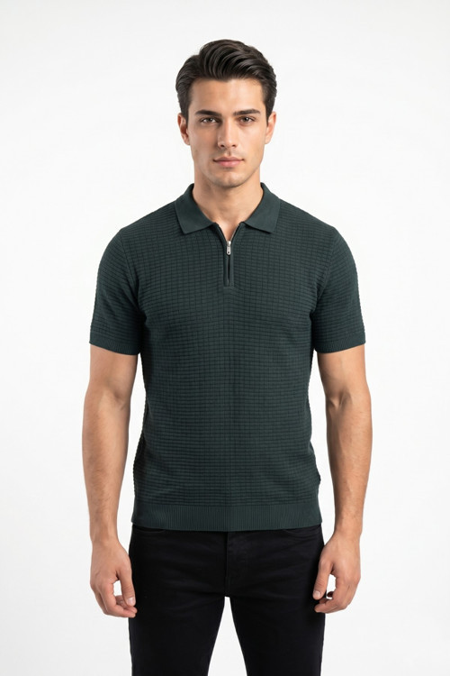 Erkek Spor Polo Yaka Triko Tişört BGL-ST05371