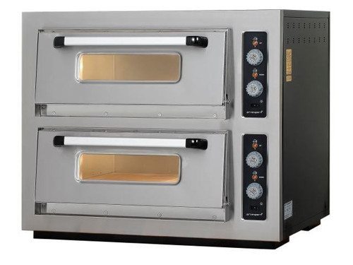 PO-502 Çift Katlı Pizza Fırını, 8 Adet Ø30 cm Pizza Kapasiteli