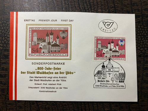 Österreich FDC  AVUSTURYA 1985 Özel Pullu Özel Damgalı İlkgün Zarfı