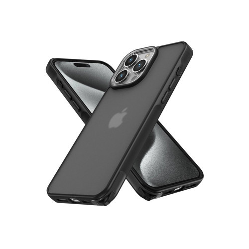 İphone 15 Kılıf Elegant Kapak - Siyah