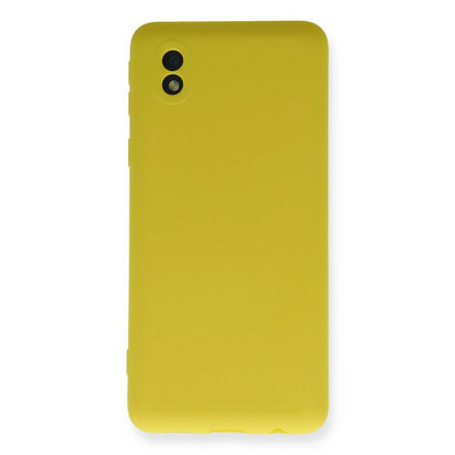 Galaxy A01 Core Kılıf Nano İçi Kadife - Sarı