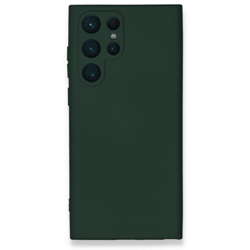 Galaxy S24 Kılıf Nano İçi Kadife - Koyu Yeşil