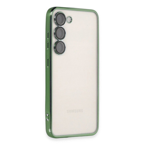Galaxy S24 Kılıf Lensli - Yeşil