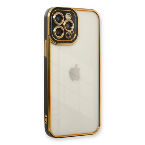 İphone 12 Kılıf Liva Lens - Siyah