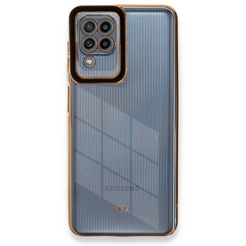 Galaxy A22 Kılıf Liva Lens - Siyah