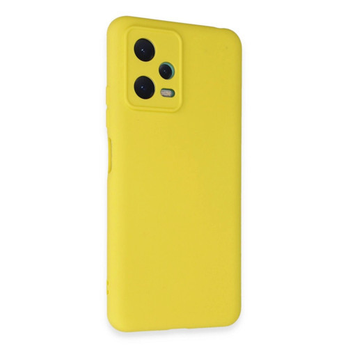 Note 12 5G Kılıf Nano İçi Kadife - Sarı