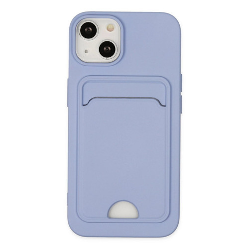 İphone 14 Kılıf Kelvin Kartvizitli - Lila