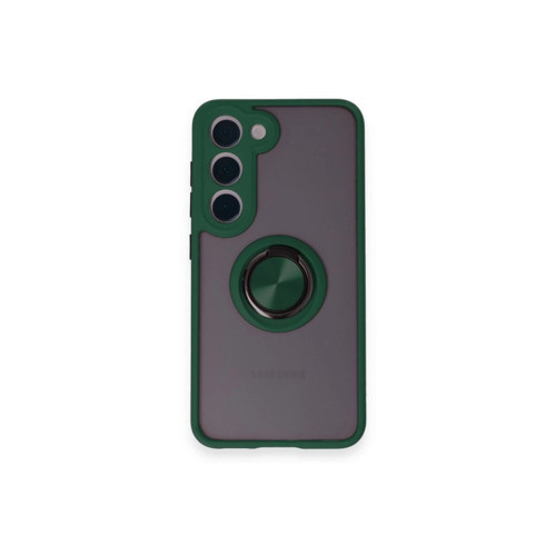Galaxy S24 Fe Kılıf Montreal Yüzüklü Kapak - Yeşil