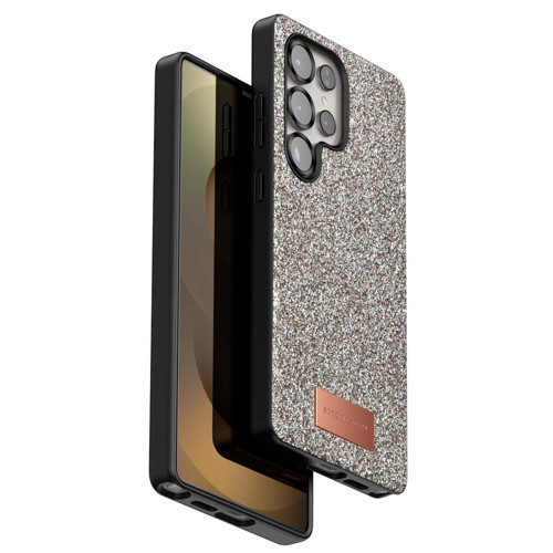 Onegif Galaxy S25 Bright Simli Kapak - Gold