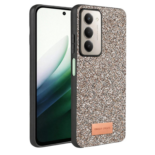 Onegif 15 4G Bright Simli Kapak - Gümüş
