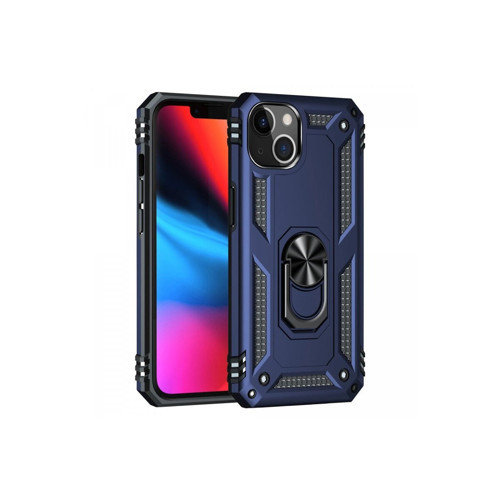 İphone 14 Kılıf Sofya Yüzüklü Kapak - Lacivert