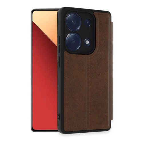 Note 13 4G Kılıf Flip Cover - Taba