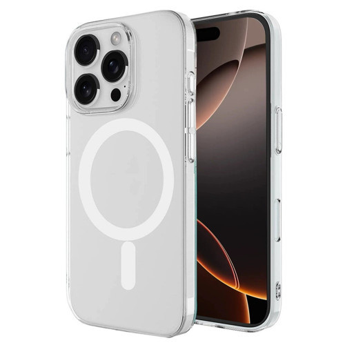 İphone 16 Kılıf Magneticsafe Şeffaf - Şeffaf