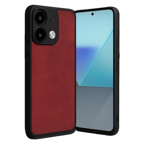Note 13 4G Kılıf Aras Deri Kapak - Kırmızı