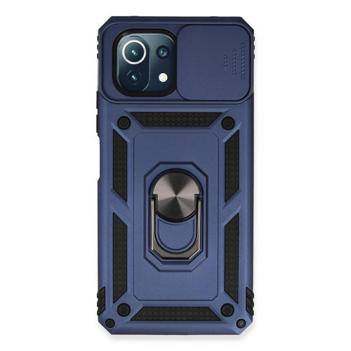 Mi 11 Lite Kılıf Pars Lens Yüzüklü - Lacivert