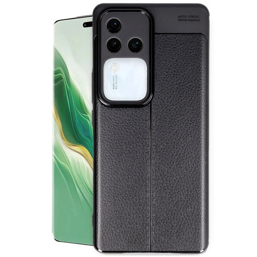 V30 5G Kılıf Auto Fus Kapak - Siyah