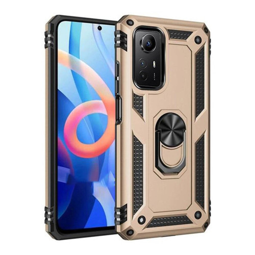 Note 12S Kılıf Sofya Yüzüklü Kapak - Gold