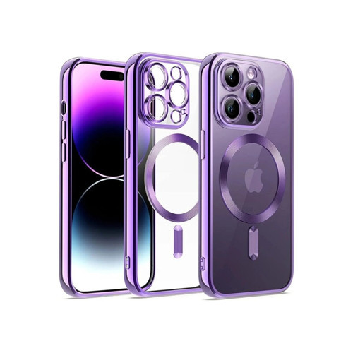 İphone 13 Kılıf Kross Magneticsafe Kapak - Mor