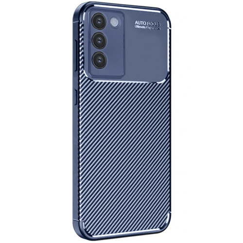 V30 Lite 4G Kılıf Auto Fus Karbon Kapak - Lacivert