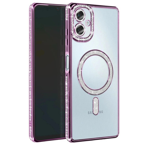 Galaxy A07 4G Joke Simli Magneticsafe Kılıf - Derin Mor