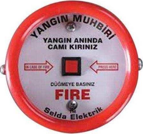 1005-220V İkaz Butonu (Yuvarlak)