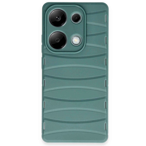 Note 13 4G Kılıf Bibercas Kapak - Koyu Yeşil