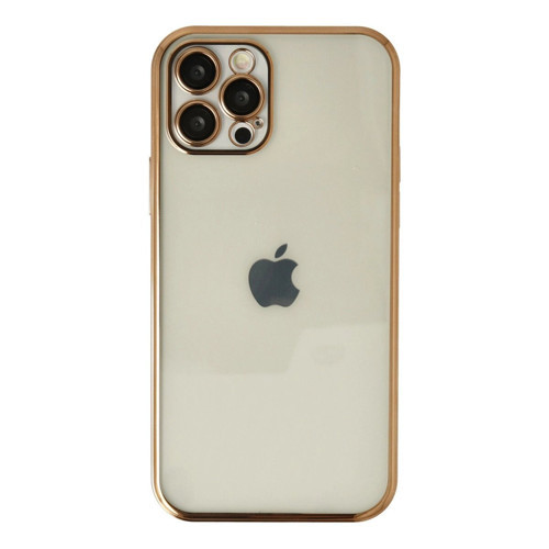 İphone 12 Kılıf Lensli - Gold