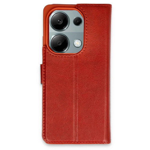 Note 13 4G Kılıf S Kapaklı Kılıf - Kırmızı
