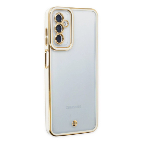 Galaxy M23 Kılıf Liva Lens - Beyaz