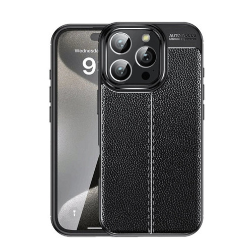 İphone 16 Kılıf Auto Fus Kapak - Siyah