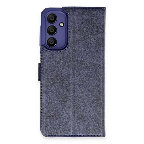 Galaxy M15 Kılıf S Kapaklı Kılıf - Lacivert