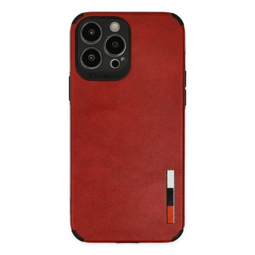 İphone 13 Kılıf Loop Deri - Kırmızı