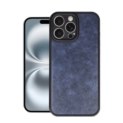 İphone 16 Kılıf Aras Deri Kapak - Lacivert