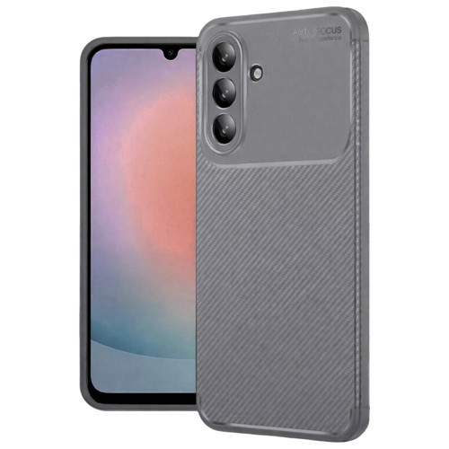 Galaxy A36 Kılıf Auto Fus Karbon Kapak - Gri