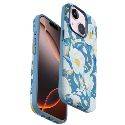 Onegif İphone 15 Flower Series Magsafe Kapak - Mi