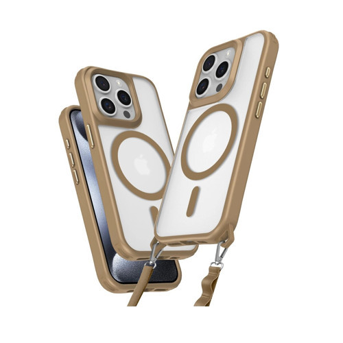 İphone 15 Kılıf Enka Magsafe Kılıf - Desert