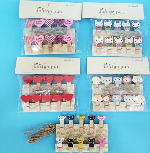 Figürlü İpli Notluk Mandal