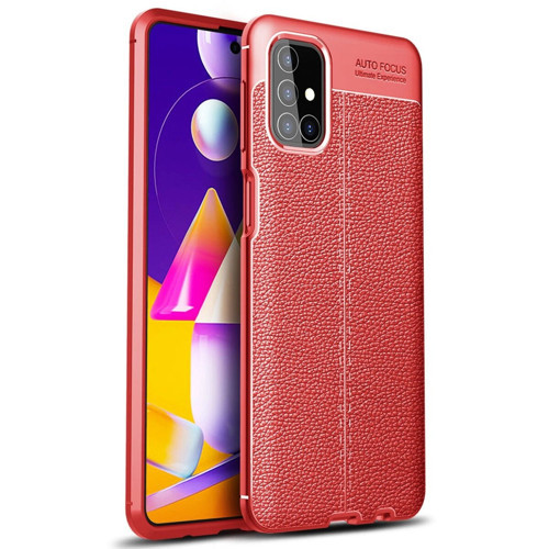 Galaxy M31S Kılıf Auto Fus Kapak - Kırmızı