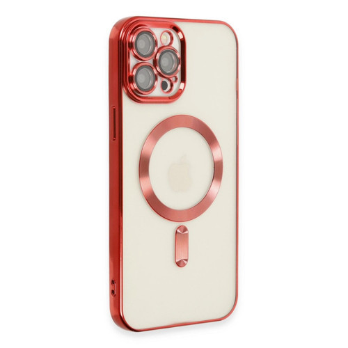 İphone 12 Kılıf Kross Magneticsafe Kapak - Kırmızı