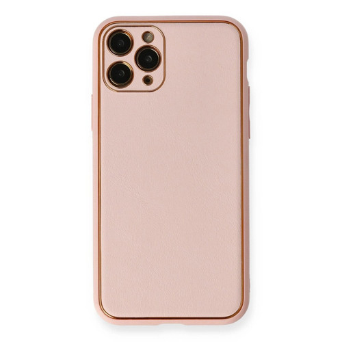 İphone 11 Kılıf Co Deri Kapak - Pembe