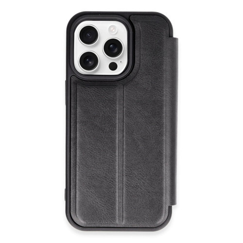 İphone 14 Kılıf Flip Cover - Siyah