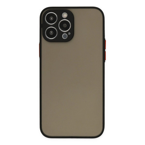 İphone 13 Kılıf Montreal Kapak - Siyah
