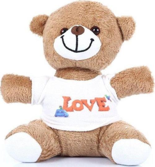 Love Tişörtlü Peluş Ayıcık