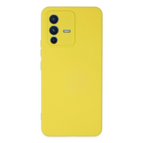 V23 5G Kılıf Nano İçi Kadife - Sarı