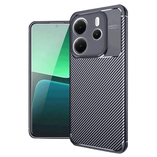 Note 14 4G Kılıf Auto Fus Karbon Kapak - Lacivert