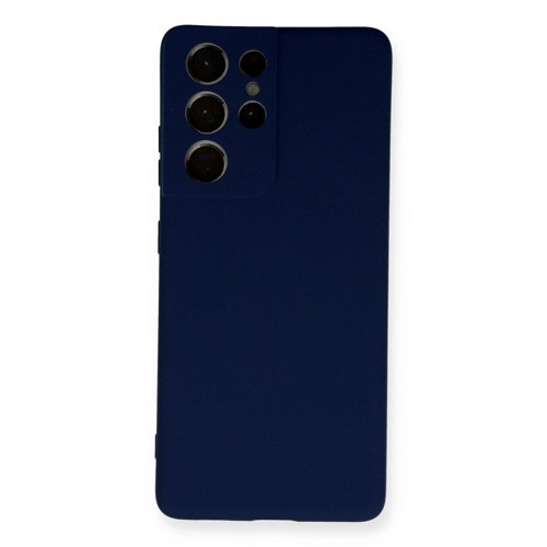 Galaxy S21 Kılıf Nano İçi Kadife - Lacivert