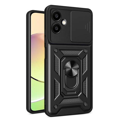 Galaxy A07 4G Pars Lens Yüzüklü - Siyah